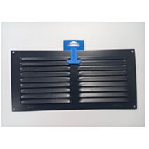 Grille alu 0,8mm anthracite anti-moustique 15x30cm - FEPRE