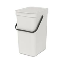 Poubelle de cuisine Sort & Go Light Grey 12L - BRABANTIA